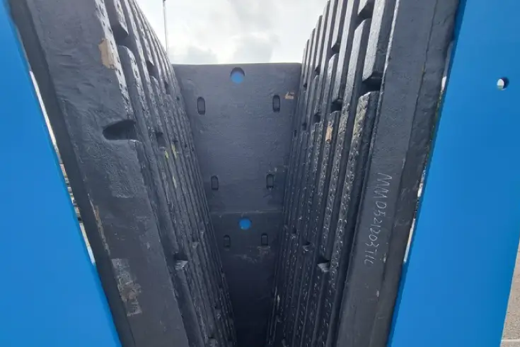 Krossplattor för käftkrossar