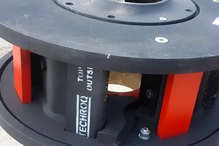 En Techroq-rotor till VSI-kross