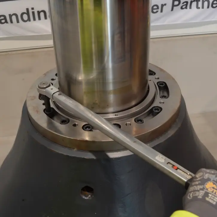 Installation von Scanlock Kegelklemmen